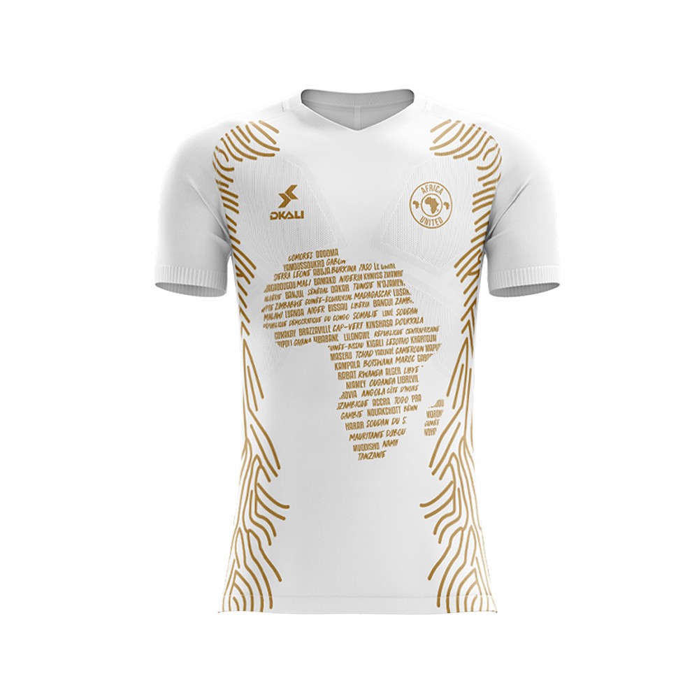 Maillot AFRICA BLANC