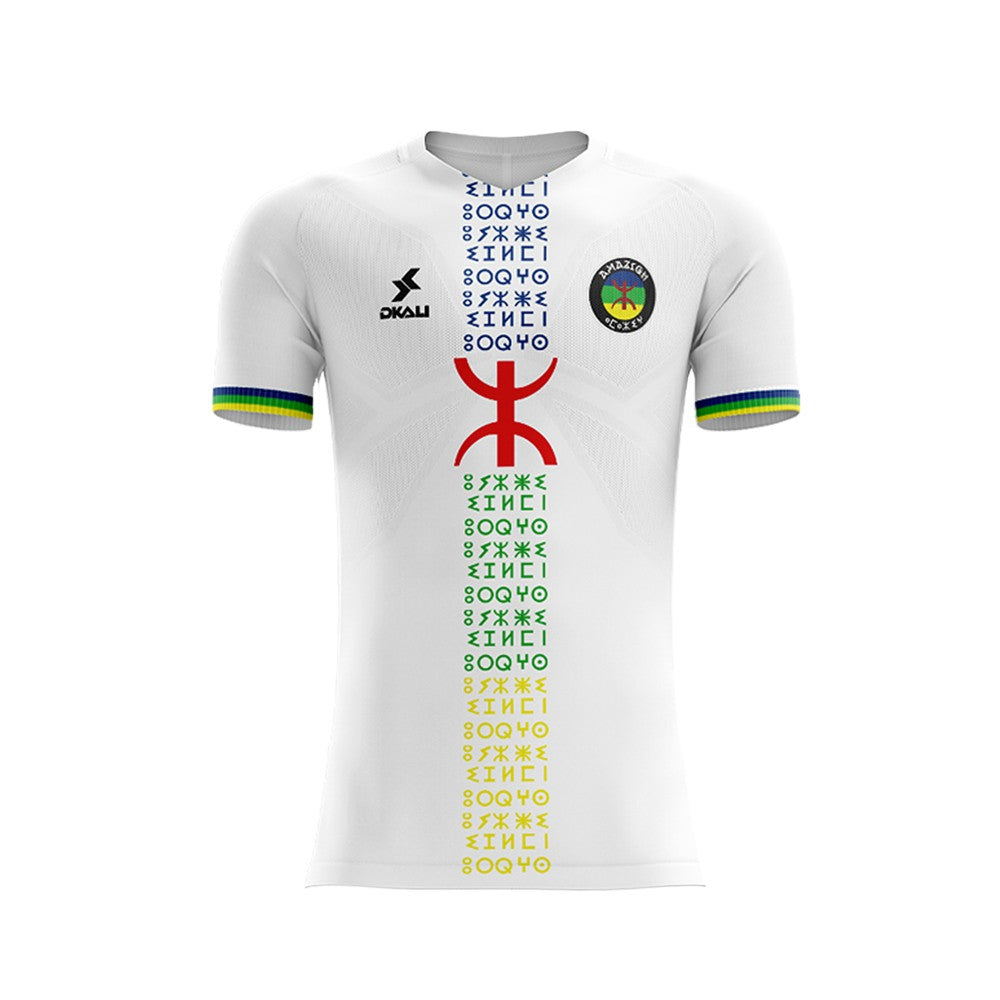 Maillot AMAZIGH BLANC collector Maillot AMAZIGH BLANC collector